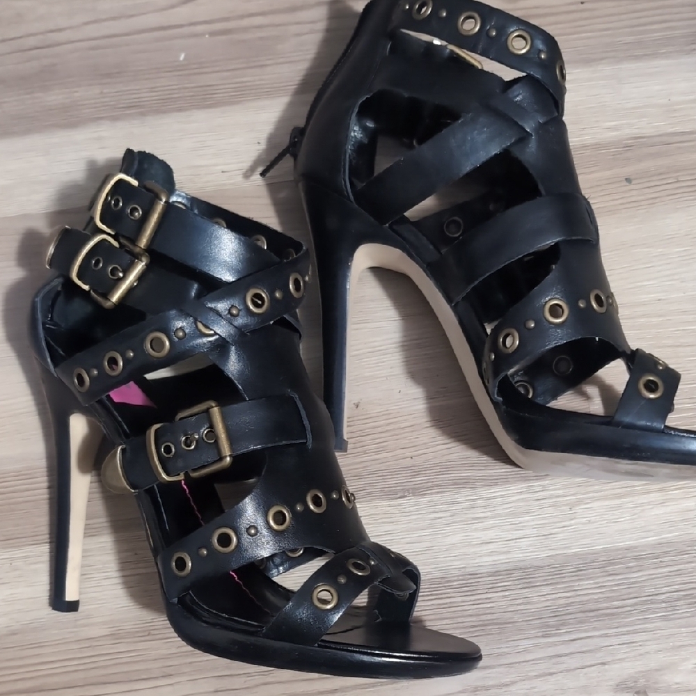 Dolce Vita Black Marcus Sandals W 8